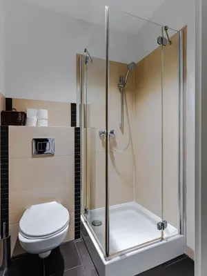 Łazienka w obiekcie 1-bedroom Apartment City Center