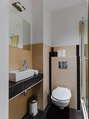 Łazienka w obiekcie 1-bedroom Apartment City Center
