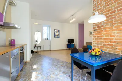 Kuchnia lub aneks kuchenny w obiekcie Rental Apartments Wilcza