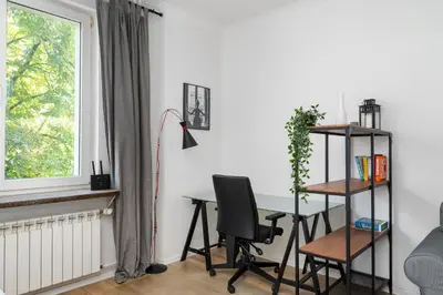 Plan piętra w obiekcie Grójecka City Gateway Apartment by BookingHost