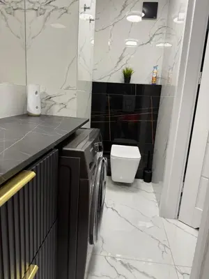 Kuchnia lub aneks kuchenny w obiekcie Exclusive Apartment Sadyba