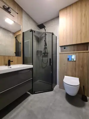 Łazienka w obiekcie Metro Płocka Rooms