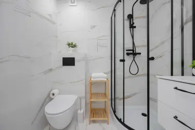 Łazienka w obiekcie Bright Studio in Bielany close to the Metro by Noclegi Renters