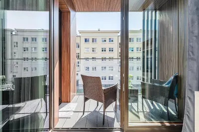 Część wypoczynkowa w obiekcie ShortStayPoland Dzielna Premium P5