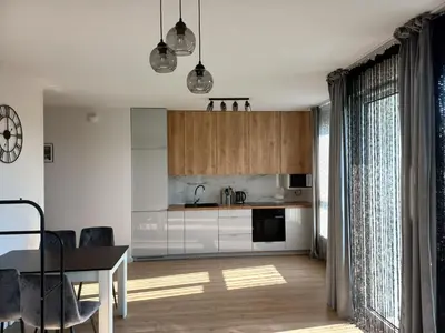 Plan piętra w obiekcie Modern Apartament near Kozminsky