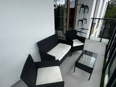 Plan piętra w obiekcie Modern Apartament near Kozminsky