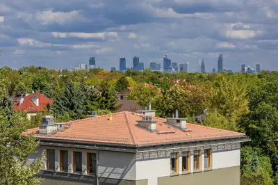 Budynek, w którym mieści się apartament