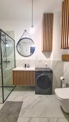 Łazienka w obiekcie Duży apartament w sercu miasta