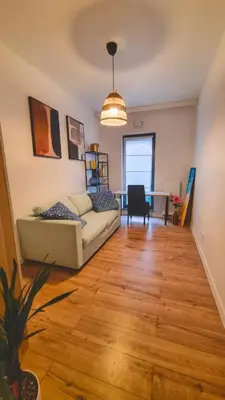 Część wypoczynkowa w obiekcie Duży apartament w sercu miasta