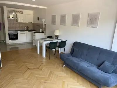 Kuchnia lub aneks kuchenny w obiekcie OLD Town TWO Rooms