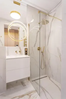 Łazienka w obiekcie VipWarsawApartments Zircon Mennica Residence