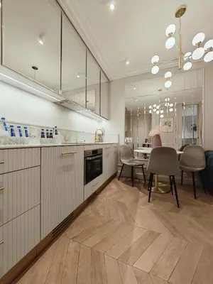 Kuchnia lub aneks kuchenny w obiekcie VipWarsawApartments Zircon Mennica Residence