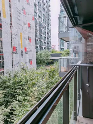 Balkon lub taras w obiekcie VipWarsawApartments Zircon Mennica Residence
