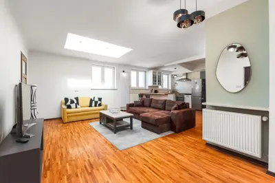 Część wypoczynkowa w obiekcie Nowowiejska 10 by Homeprime