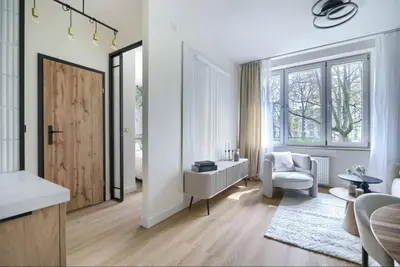 Łóżko lub łóżka w pokoju w obiekcie Kubańska by VAYA STAYS