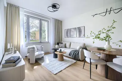 Część wypoczynkowa w obiekcie Kubańska by VAYA STAYS