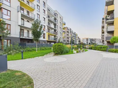 Budynek, w którym mieści się apartament