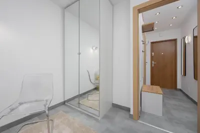 Łazienka w obiekcie Nowoczesny Apartament w Zielonej Okolicy Czerniakowska by Noclegi Renters