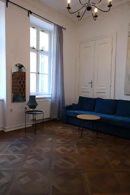 Część wypoczynkowa w obiekcie Kamienica Śródmieście Apartament 17A