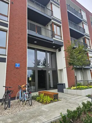 Budynek, w którym mieści się apartament