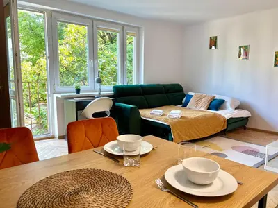 Część wypoczynkowa w obiekcie Best Life Apartment