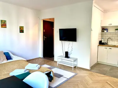 Telewizja i/lub zestaw kina domowego w obiekcie Best Life Apartment