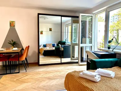 Część wypoczynkowa w obiekcie Best Life Apartment