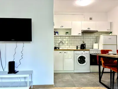 Kuchnia lub aneks kuchenny w obiekcie Best Life Apartment