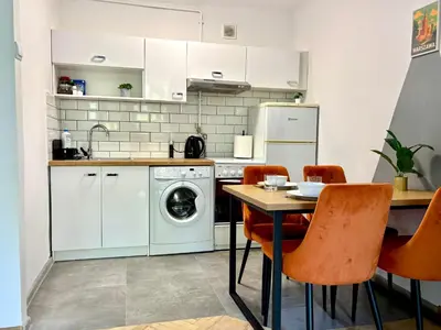 Kuchnia lub aneks kuchenny w obiekcie Best Life Apartment