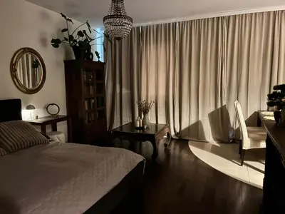 Łóżko lub łóżka w pokoju w obiekcie Deluxe Apartament na wyłączność z darmowym parkingiem w garażu fv