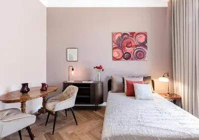 Łóżko lub łóżka w pokoju w obiekcie SOHO by VAYA STAYS
