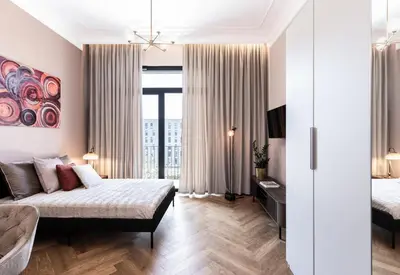 Łóżko lub łóżka w pokoju w obiekcie SOHO by VAYA STAYS