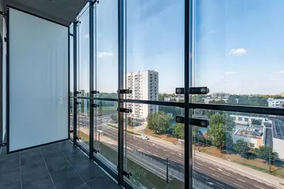 Balkon lub taras w obiekcie Kasprzaka 31 - B by Homeprime
