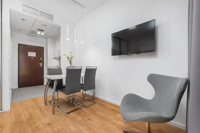 Telewizja i/lub zestaw kina domowego w obiekcie Kasprzaka 31 - B by Homeprime