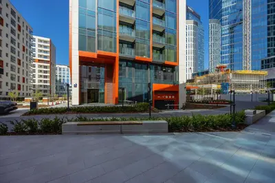 Budynek, w którym mieści się apartament