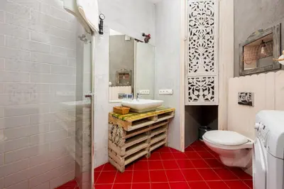Łazienka w obiekcie Apartament na Poznańskiej