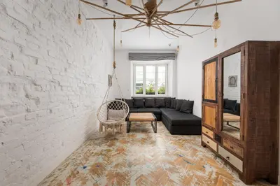 Część wypoczynkowa w obiekcie Apartament na Poznańskiej