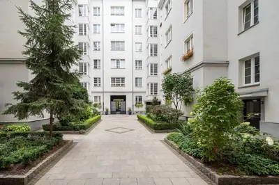 Ogród w obiekcie Apartament na Poznańskiej