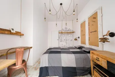 Łóżko lub łóżka w pokoju w obiekcie Apartament na Poznańskiej