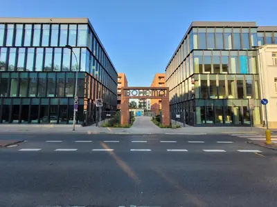 Budynek, w którym mieści się apartament