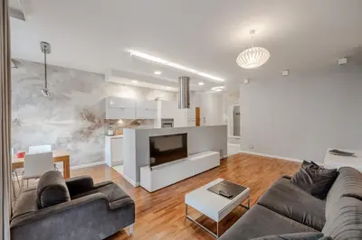 Kuchnia lub aneks kuchenny w obiekcie Apartament Klimczaka 22