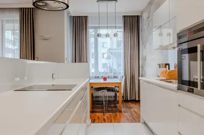 Kuchnia lub aneks kuchenny w obiekcie Apartament Klimczaka 22