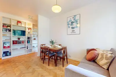 Część wypoczynkowa w obiekcie Greenview Apartment Zoliborz