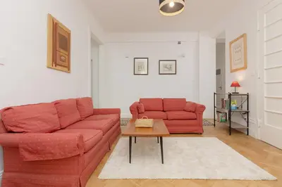 Część wypoczynkowa w obiekcie Stylowy Apartament dla 5 Osób Bartoszewicza by Noclegi Renters