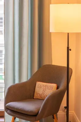 Część wypoczynkowa w obiekcie Stylowy Apartament dla 5 Osób Bartoszewicza by Noclegi Renters