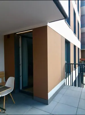 Balkon lub taras w obiekcie Luxury & Stylish Apartment in Wola Warsaw, Balcony