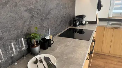 Kuchnia lub aneks kuchenny w obiekcie TIMELESS Apartment
