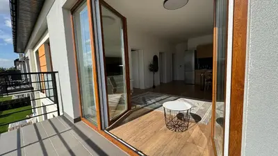 Balkon lub taras w obiekcie TIMELESS Apartment