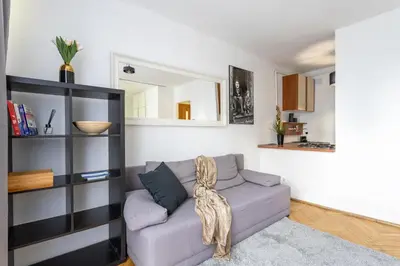 Część wypoczynkowa w obiekcie Urban Apartaments - Great Location - City Center - Żelazna