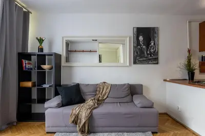 Część wypoczynkowa w obiekcie Urban Apartaments - Great Location - City Center - Żelazna